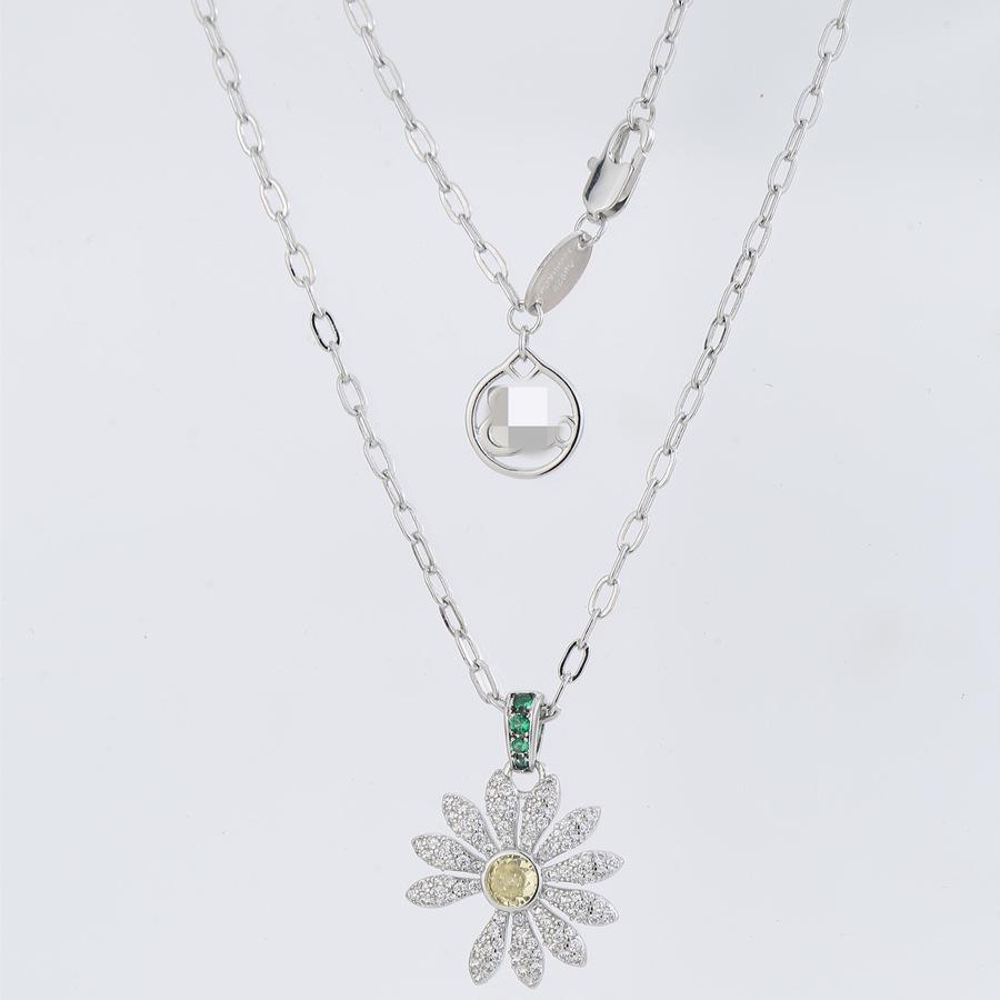 GD Star Style Kwon Ji-yong Limited Daisy Necklace [High Version] Unisex Diamond Pendant Chain