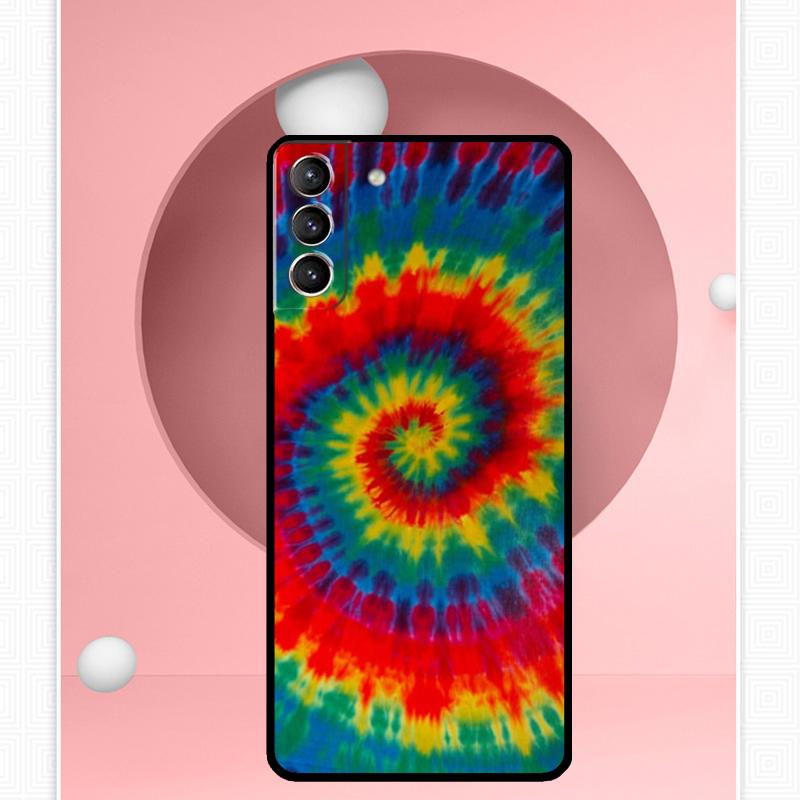 Trippy Tie Dye Hippie Art Case For Samsung Galaxy S24 Ultra S20 S21 S22 S23 S25 Ultra S9 S10 Plus S25 FE Cover Funda