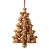 Stacking Animal Pendant Animal Christmas Tree Pendant 2D Acrylic Hanging Decoration for Xmas Tree Backpack Keychain Car