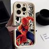 Marvel Spider Man Cool Spiderman Phone Case For iPhone 17E 11 12 13 14 15 16 17 Pro Max Fundas 17 Air Plus 16e 13Mini Back Cover