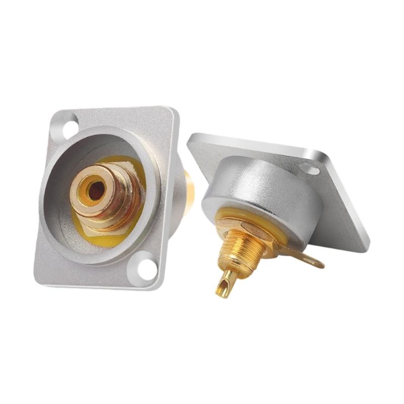 Alloy Female To Female Socket for Seamless Sound Video Connection In Home Theater Systems and Professional Setups