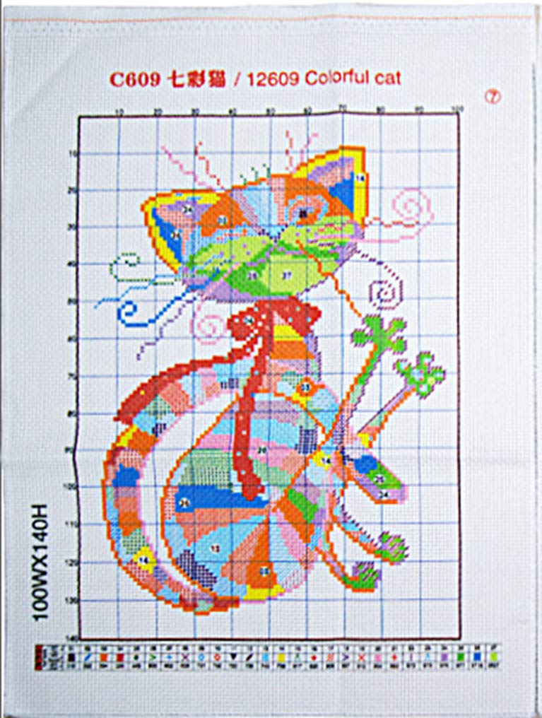 LovetheFamily Cross Stitch Kit DIY Handmade Embroidery Kit Accurate Pattern Printed Cross Stitch Home Embroidery Decor 11CT small grids per Medium