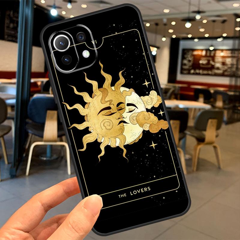 Crescent Moon Sun Case For Xiaomi 13 14 15 Ultra 11T 12T 13T 14T Pro POCO X7 Pro X3 X5 X6 F5 F6 M6 Pro Coque