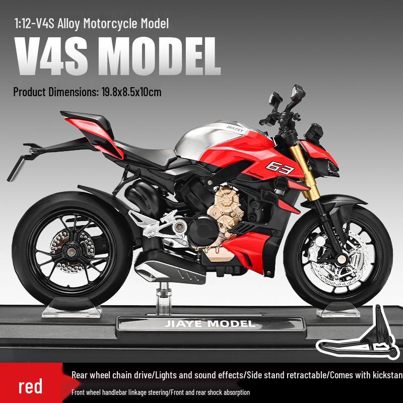 Alliage 1:Modèle de moto BMW S1000RR avec fonctions son et lumière