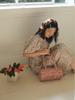 Ovuni Fluffy Ribbon Bag_Rose Pink