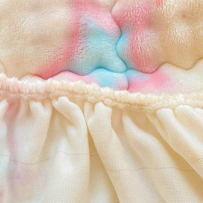 Třída A Plyšové prošívané prostěradlo s bublinkovým králíčkem - Silný protiskluzový all-inclusive chránič matrace na jednu postel