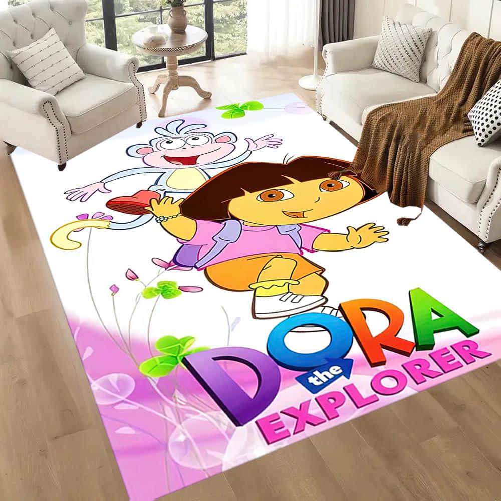 Dora Explorer Floor Rug Office Rug Perfect for Study room Kitchen Bedrooms Foyer Antislip Carpet Office home decor Spiritual Gift