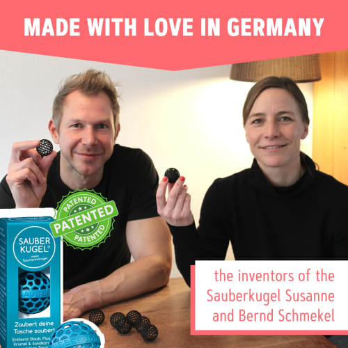 Sauberkugel dust removal ball, bag dust removal ball, cleaning ball, bag, petrol