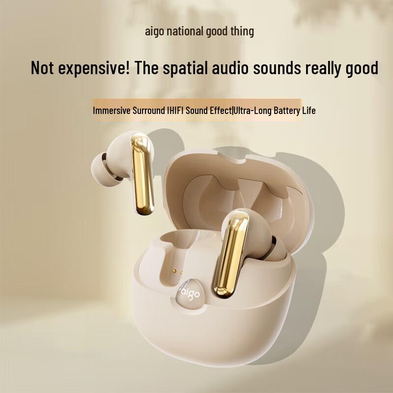 aigo TA51 True Wireless Semi-In-Ear Bluetooth Earbuds