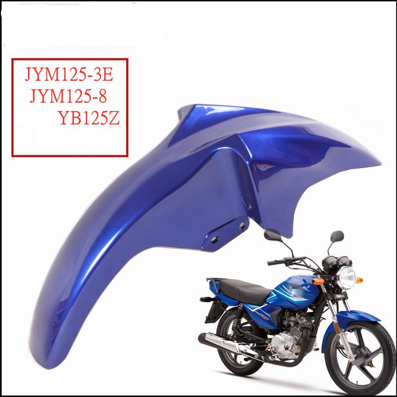 Parafango Anteriore per Moto per Yamaha YBR125 YBZ125 JYM125-8 Moto da Strada Parti di Ricambio Rosso Blu Nero Parafango
