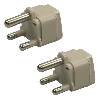 Konvertierungsstecker für Übersee-Wirtschaftsstecker 2er-Set Typ B3L Reise, (B3L + Typ) RW-PS09