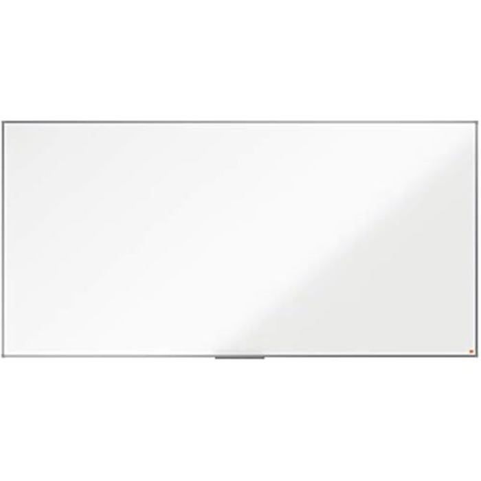 Tableau Blanc - NOBO - 2400 X 1200mm - Mélaminé Non-Magnétique - Cadre Aluminium - Porte-Marqueur Inclus