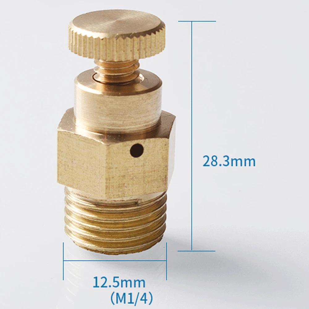 BSPP 1/8" 1/4" 3/8" 1/2" Vnější závit BSPP Ruční odvzdušňovací ventil Bezpečnostní ventil Větrací tryska Vytápění Větrání