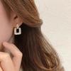 Orecchini Quadrati Geometrici Retro Moda Personalizzati da Donna
