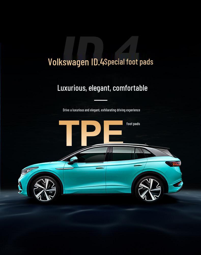 Volkswagen ID.4X/CROZZ Semi-Enclosed TPE Car Floor Mats (2021-2025) - Light Luxury Starry Sky Design Volkswagen ID.4 CROZZ/2021-2025