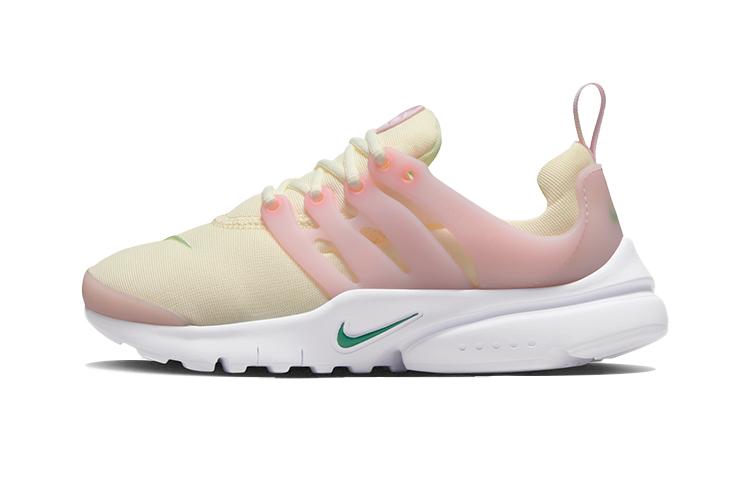 Nike Presto Fabric Vintage Cushioning Support Cushioning Support Low Top Kids' Running Shoes Coconut Milk 844766-102