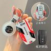 ABS Car Key Cover Case for Toyota RAV4 Corolla Hilux Fortuner Land Cruiser Camry Crown - Durable Keychain Accessories