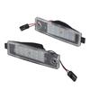 Virauto LED License Plate Light for Toyota Hiace 200 Series Compatible with All High Easy T10 License Plate Pure White 18 SMD 2835 Brighter Than