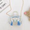 Double Pearl Knot Princess Crossbody Bag Cute Coin Purse Suitable Playing For