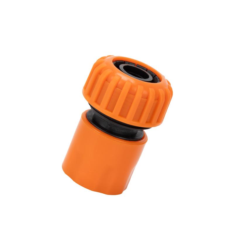 2pc Plastic Hose Connector 3/4 Inch Quick Connect Fitting for Garden Water Hose Adapter Compatible with Standard Water Guns and Irrigation Systems