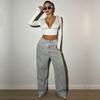 Women's Spring/summer Sexy Spicy T-shirt, Backless Design, Cropped Slim Top