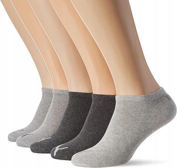 Y9960 PUMA Ankle Socks 5 Pack Soft Cotton Socks 35-38