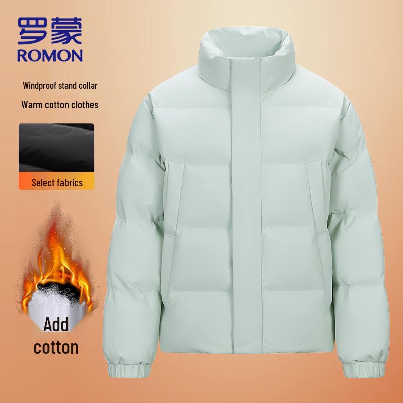 

ROMON Men s Autumn Winter Stand Collar Padded Jacket M