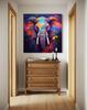 Canvas Print, Elephant Animals Pop Art