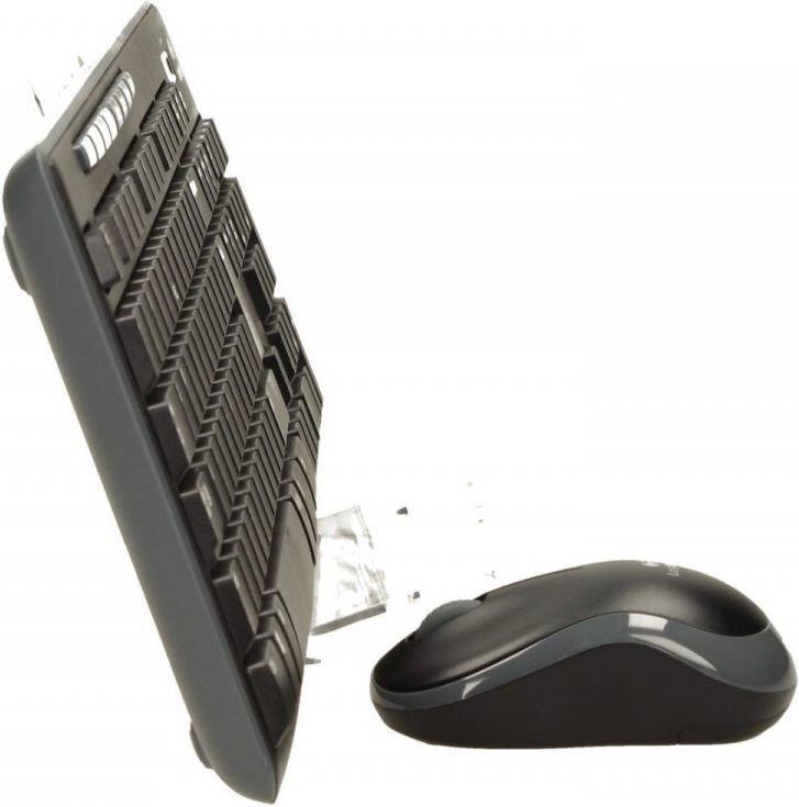 Zestaw bezprzewodowy klawiatura + mysz Logitech MK270 czarny