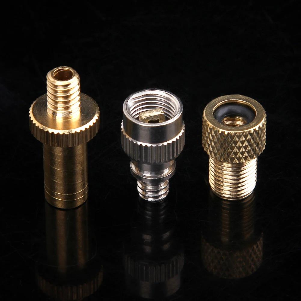 3pcs/set Bike Bicycle Presta to Schrader Valve Adapters+ Presta Valve Extension Wheel Tire Transfer Valve Adapter Bike Accessory Valve Stems 1