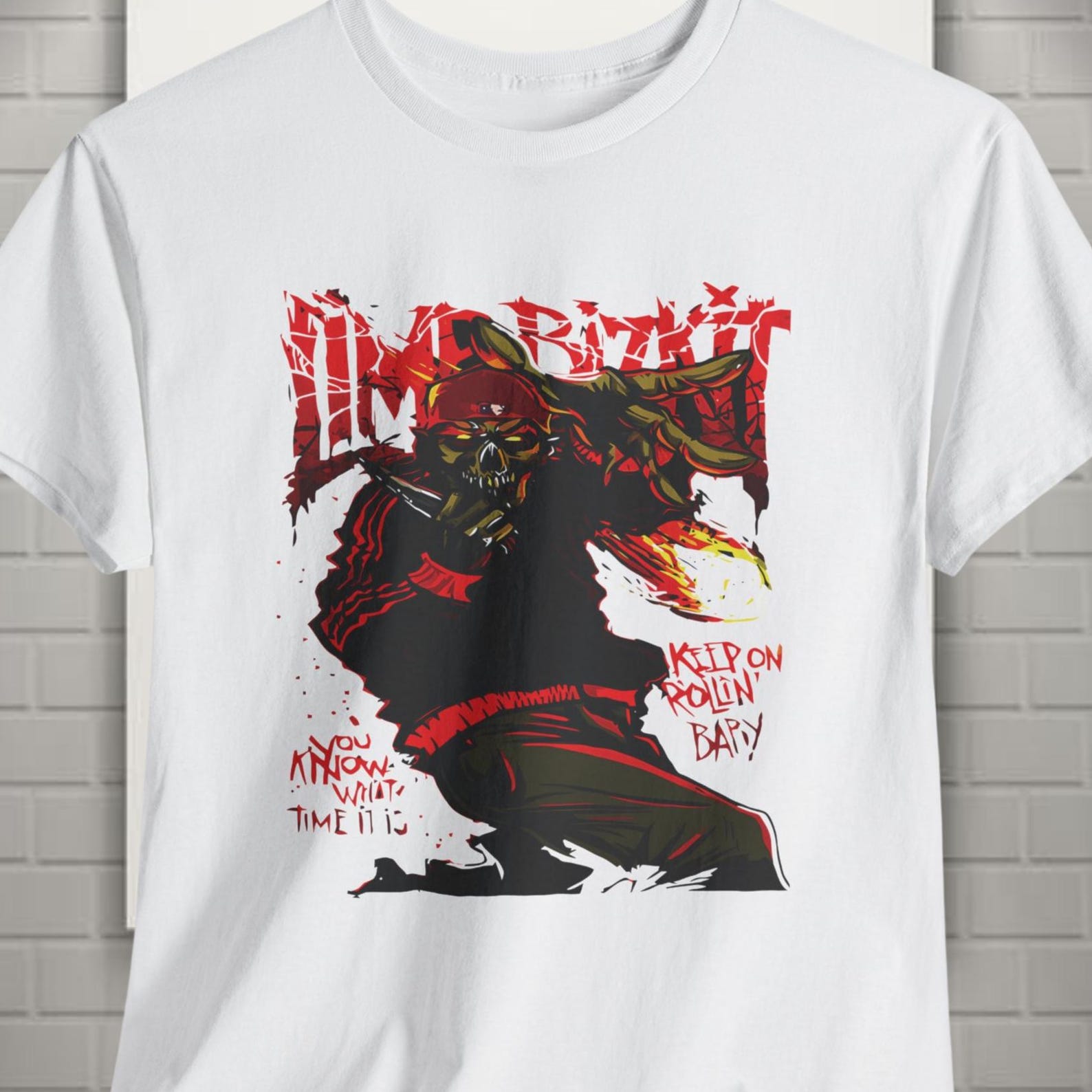 Limp Bizkit T shirt - 90s Retro Rap Metal Band Music Fan Merch Shirt - SweaT shirts 4XL