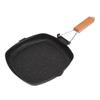 Nonstick Grill Pan Folding Handle Maifan Stone Frying Pan Energy Saving Lightweight Grilling Skillet Camping/Household