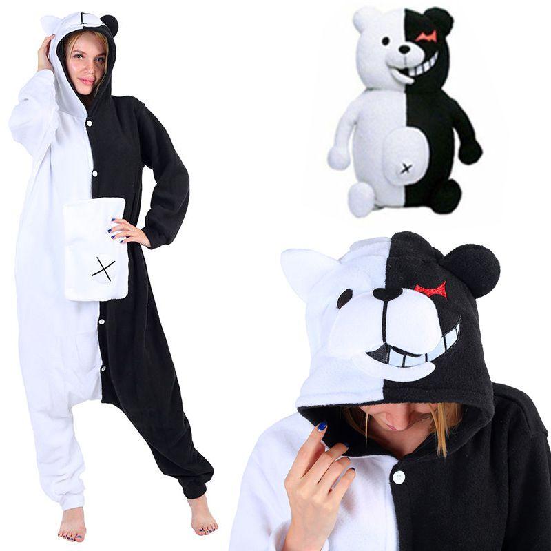 Gemütlicher Danganronpa Monokuma Unisex Schlafanzug Overall Für Ein Bequemes Schlaferlebnis