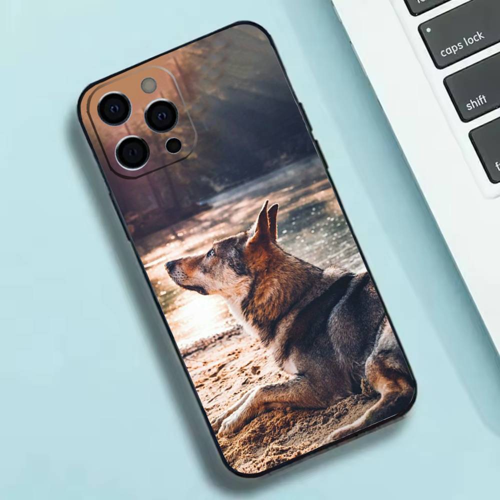 Cute Siberian Husky Dog Phone Case Silicone Soft For IPhone 17 16 15 14 13 12 11 X XR Plus Pro Max Plus