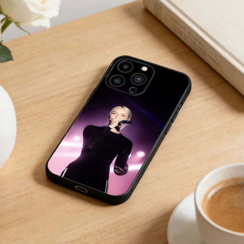 

Singer Y-Young Miko Phone Case For iPhone 16,15,14,13,12,17,Pro Max,Plus Silicone Black Case iPhone12