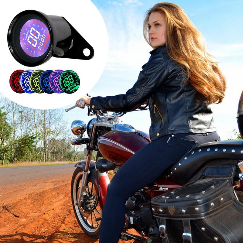 Digital Gauge Motorcycle Speedometer Clear Display Digital Gauge Precise Stable Tachometer Indicator For Enhanced Riding