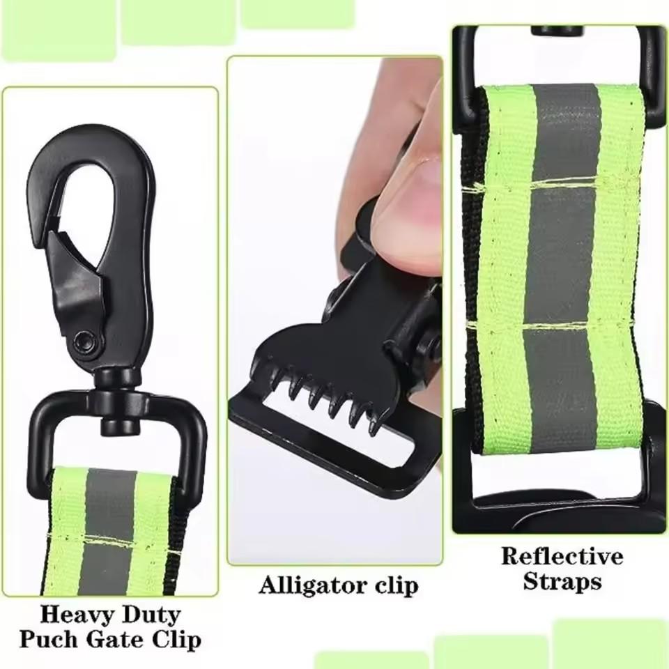 Multifunction Portable Firefighter Safety Glove Strap Universal Hanger Guard Gloves Keeper Gloves Clamps Durable Mitten Clips