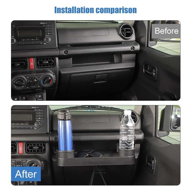 Für Suzuki Jimny 2019 Up Auto Beifahrergriff Erweiterung Aufbewahrungsbox Organizer Behälter Innenraum Verstauen Aufräumen Zubehör