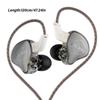 Earphones Dynamic Coils HiFi Headphone Sound Sports Earbud Noise Cancelling Earpieces with Detachable Cable