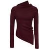 ONLY Women's Two-Way Asymmetric Draped Knit Sweater