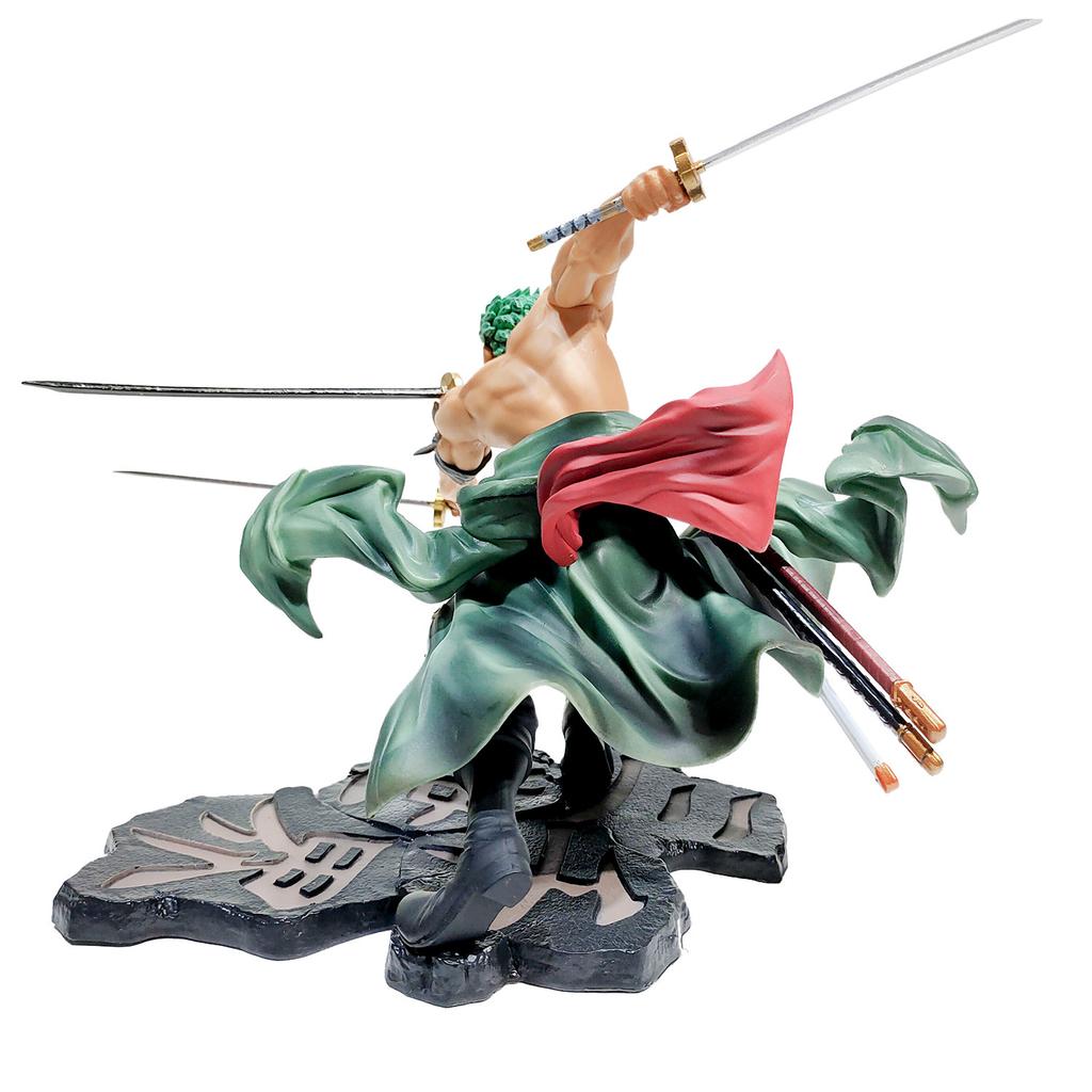 One Piece Roronoa Zoro 3 Sword Style Action Figure Santoryu Three Thousand Worlds Collectible Model Gift