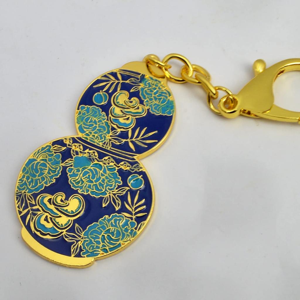 Isui Feng Shui Longevity Amulet Keychain Gourd Lucky Gift