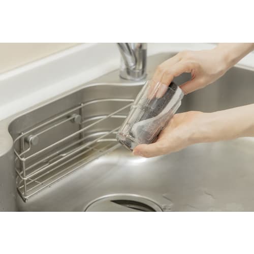 Seiei Monotone Sponge Set of 5 (74723) Kitchen Sponge for Oil Removal, Long-Lasting, Three-Layer, Slim, Non-Abrasive, Soft Type, 3 X 6.3 X 12 Cm