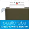 25Pcs/Set Transparent Tag Clip Indexes Holder for Hanging Folders