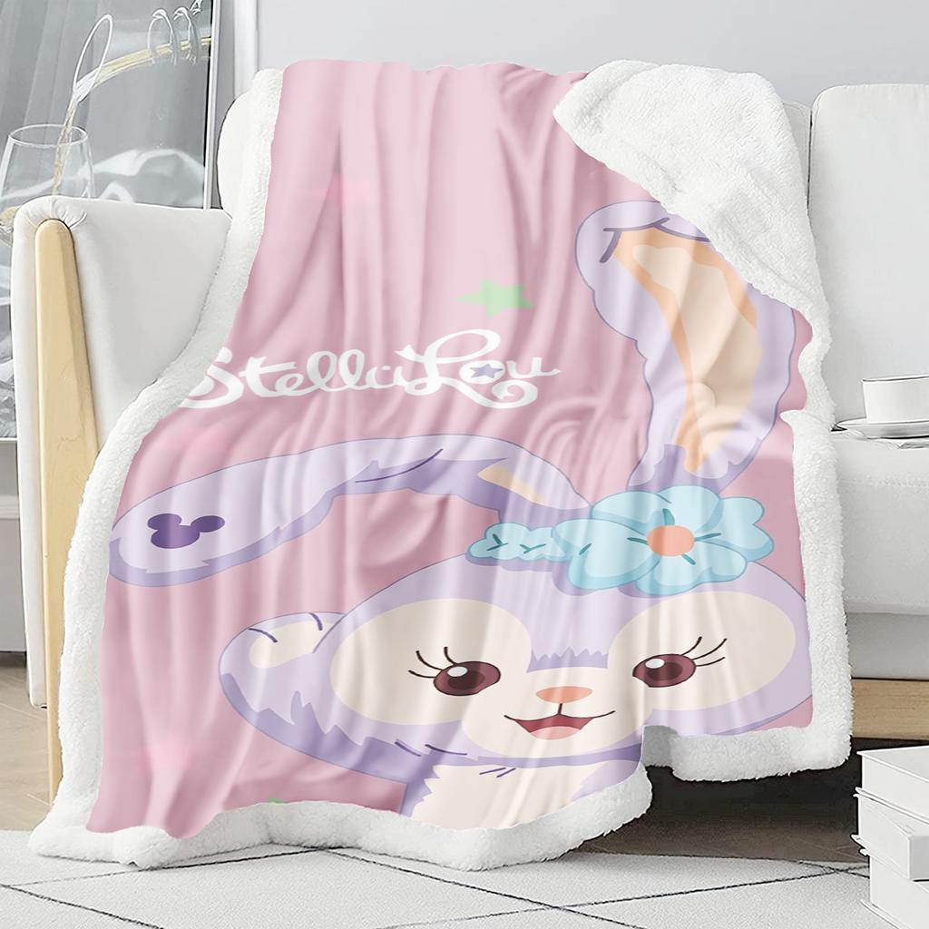 StellaLou Blanket Modern Printed Anime Furry Custom Luxury Plush Blankets Throw Baby Winter Fleece Microfiber Fabric