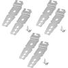 6pcs 8269145 Dishwasher Mounting Bracket with Screws, Undecounter Dishwasher Replacement Part Dishwasher Side Mount Clips Dishwasher Tallation Kit