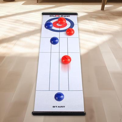 Curling Spiel Indoor Set Shuffleboard Sportliche Aktivitäten Familie