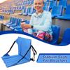 Stadium Seats with Back Support Bleacher Cushion with Back Support Portable Floor Sitting Cushion for Outdoor Boat Tailgating