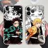 D-Demon S-Slayer Soft Phone Cover Case for iPhone 17 Pro Max 13 Pro 7 8 14 Plus 15 Air 16 11 XS Max 12 Mini XR