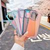 KEYSION Fashion Laser Gradient Colorful Phone Case for Xiaomi 14T 14T Pro 5G Soft TPU+PC Shockproof Back Cover for Xiaomi 14T 5G